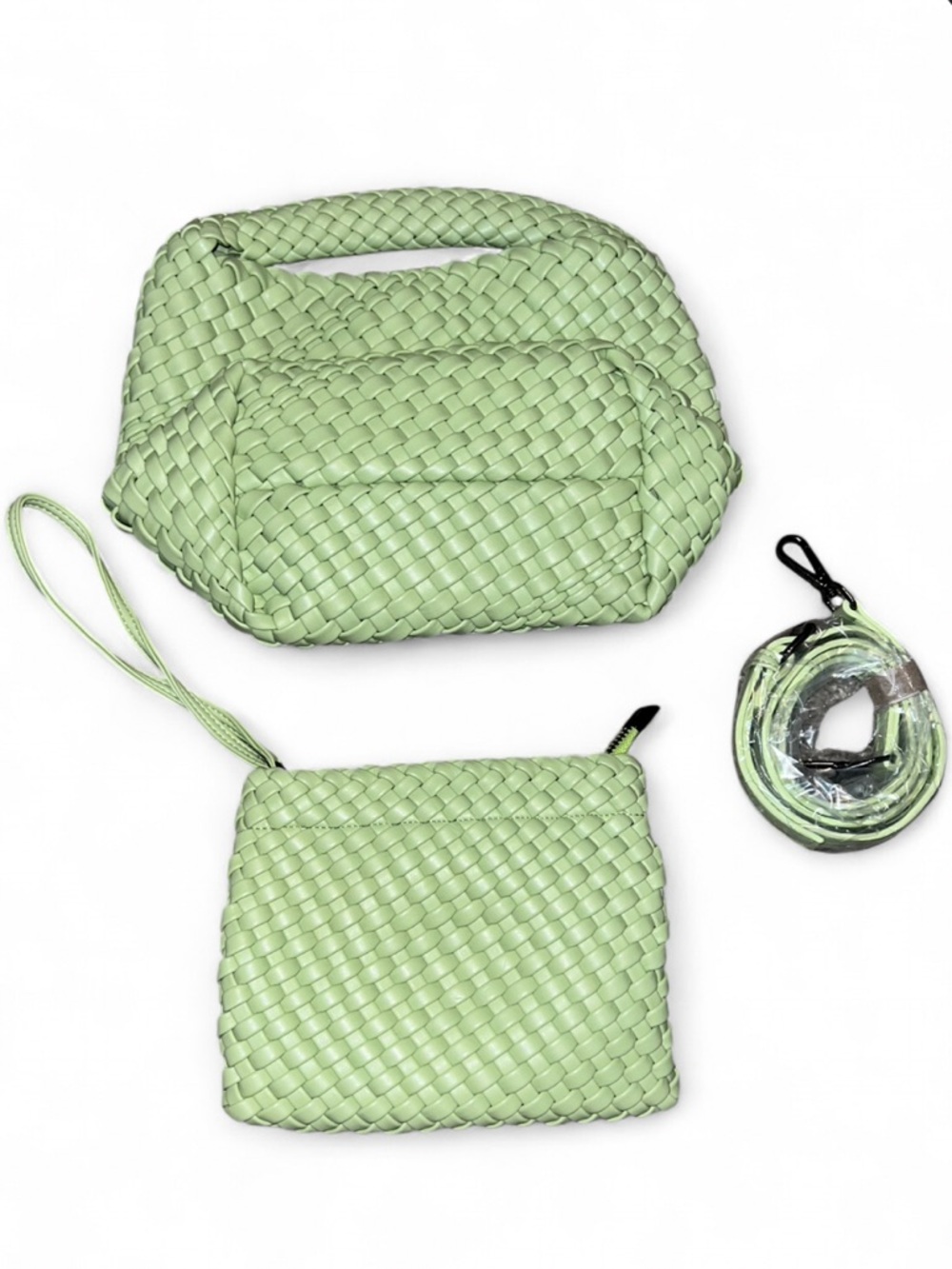 Woven Mini Handbag Set - Picture 2 of 5